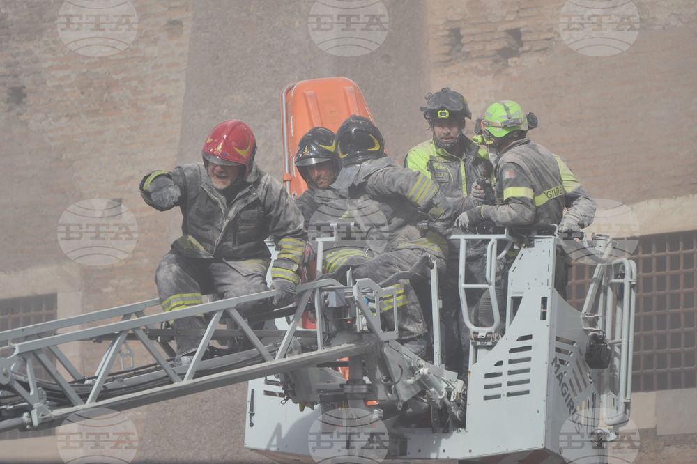 Italy Medieval Tower Collapsed