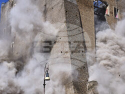 Italy Medieval Tower Collapsed