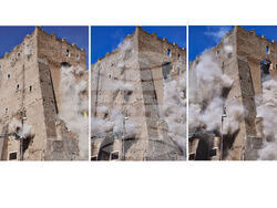 Italy Medieval Tower Collapsed