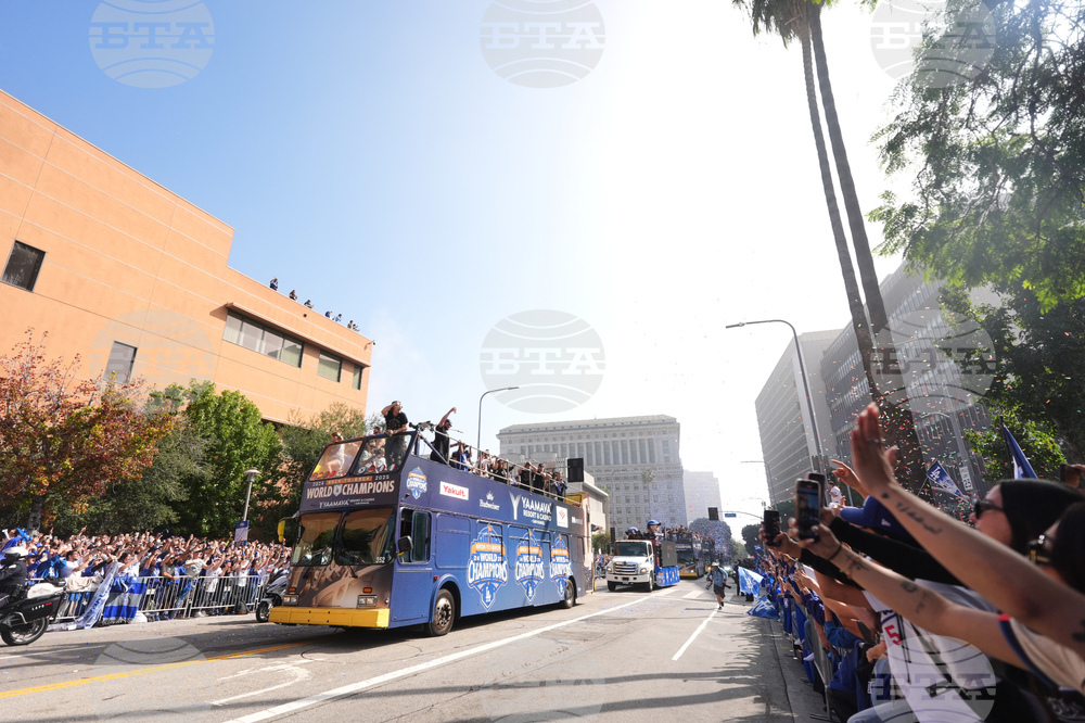 Dodgers Parade Baseball