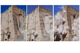 Italy Medieval Tower Collapsed
