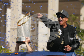 APTOPIX Dodgers Parade Baseball