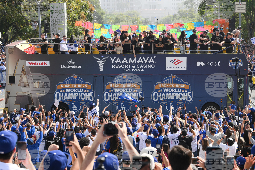 Dodgers Parade Baseball