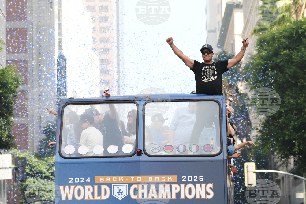 Dodgers Parade Baseball