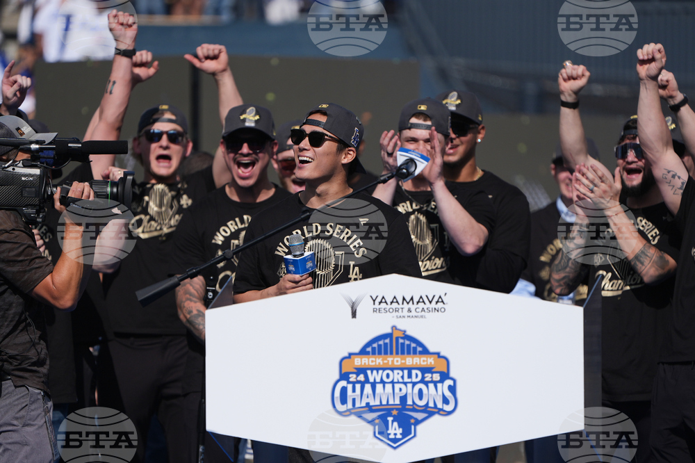 Dodgers Parade Baseball
