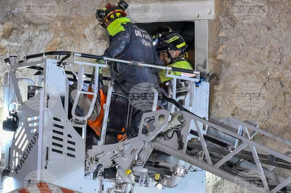 Italy Medieval Tower Collapsed