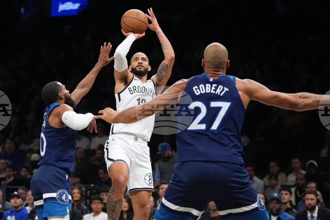 Timberwolves Nets Basketball