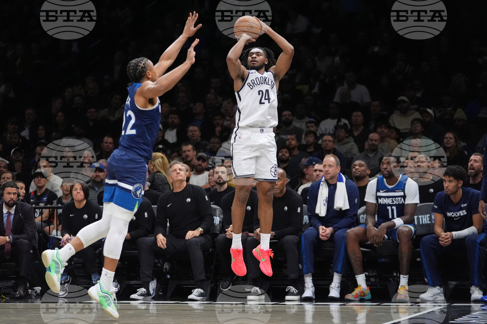 Timberwolves Nets Basketball