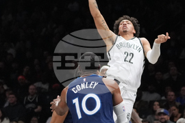 Timberwolves Nets Basketball