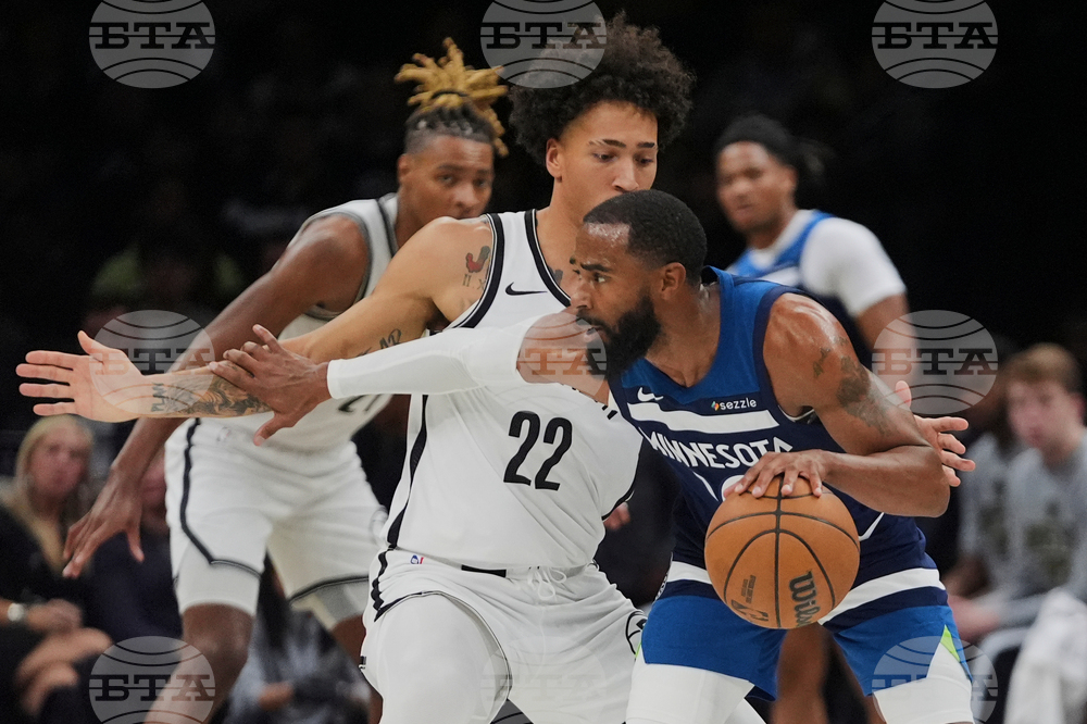 Timberwolves Nets Basketball