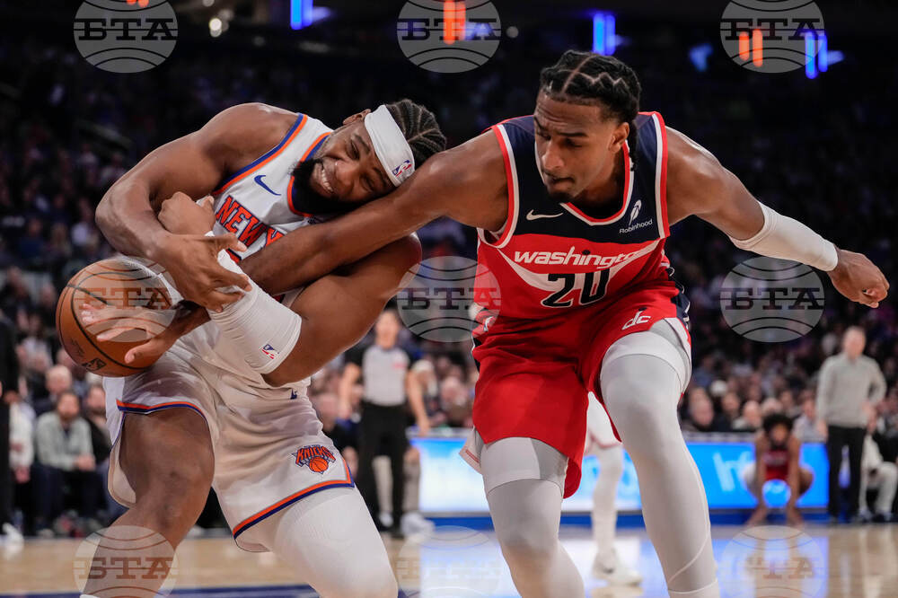 Wizards Knicks Basketball