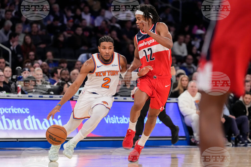 Wizards Knicks Basketball