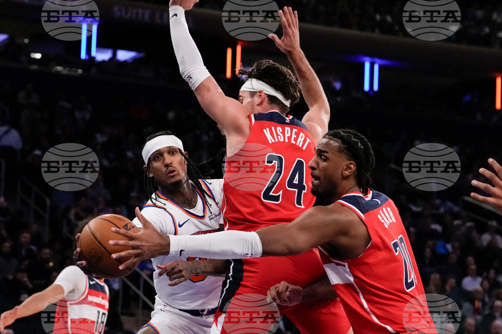 Wizards Knicks Basketball