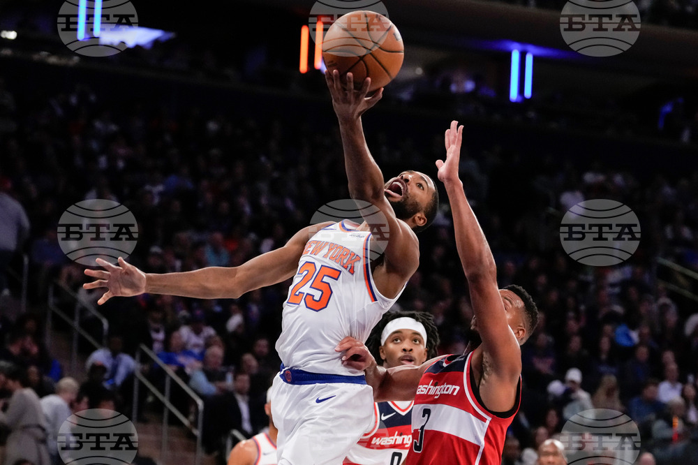 Wizards Knicks Basketball