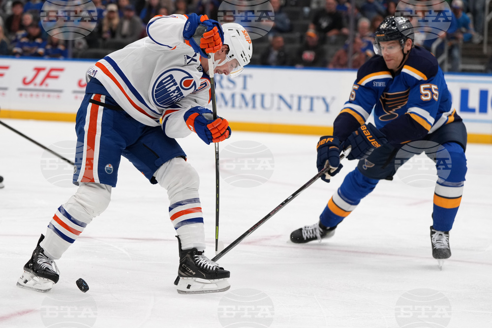 Oilers Blues Hockey