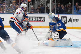Oilers Blues Hockey