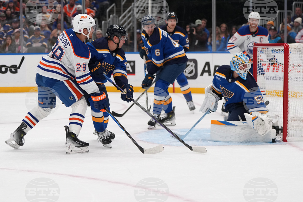 Oilers Blues Hockey