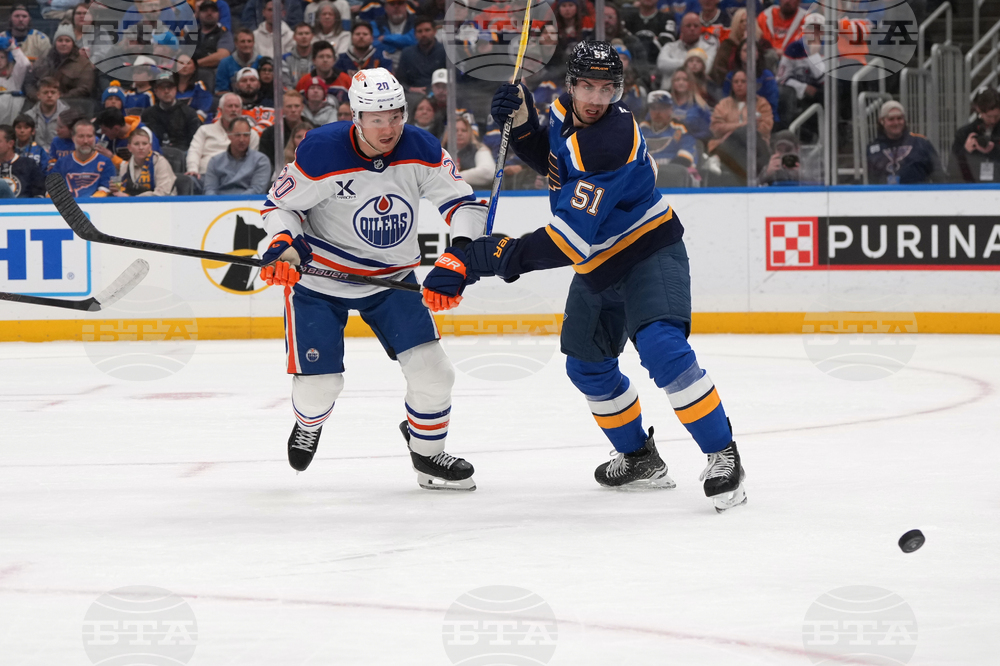 Oilers Blues Hockey
