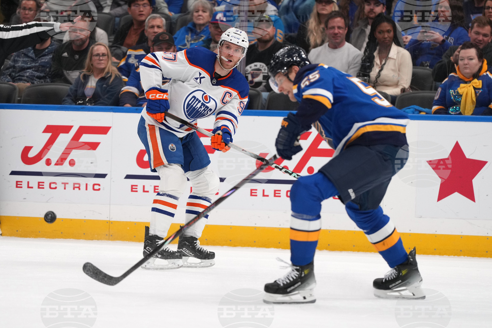 Oilers Blues Hockey