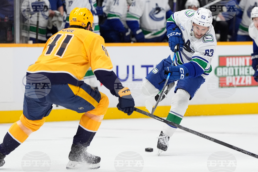 Canucks Predators Hockey