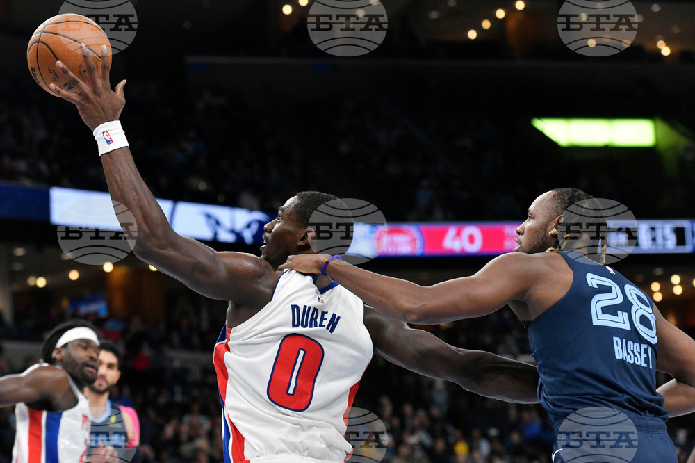 Pistons Grizzlies Basketball