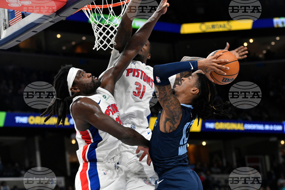 Pistons Grizzlies Basketball