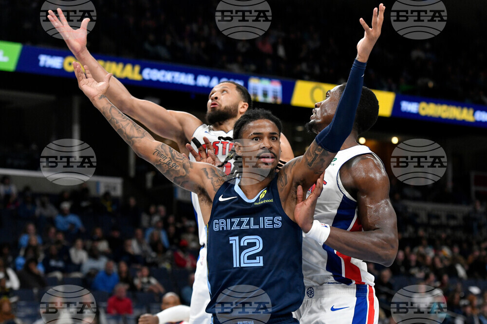 Pistons Grizzlies Basketball