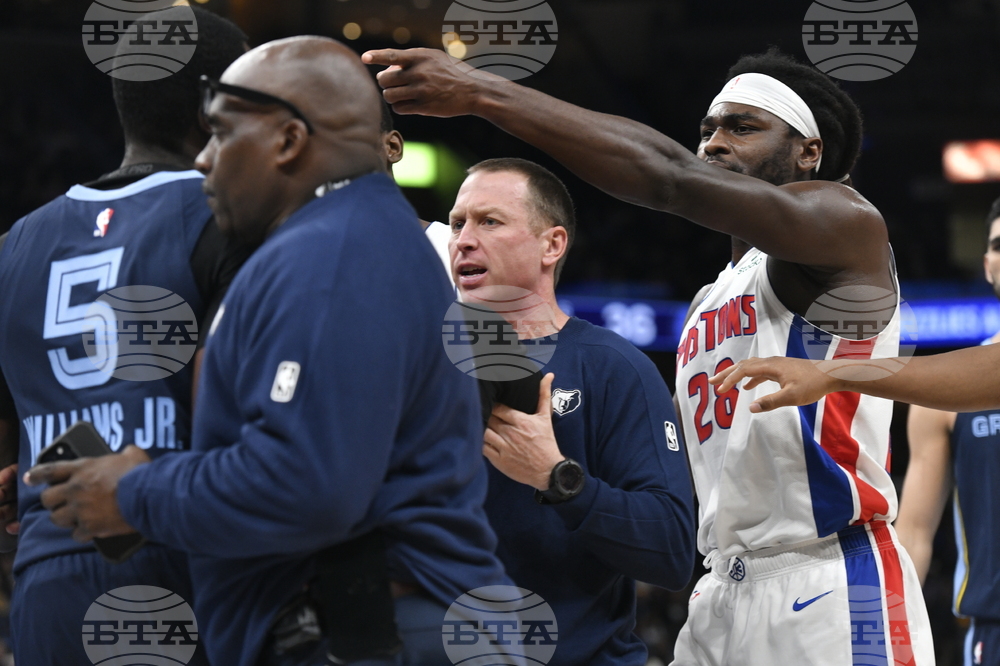 Pistons Grizzlies Basketball