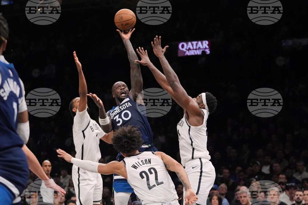 Timberwolves Nets Basketball