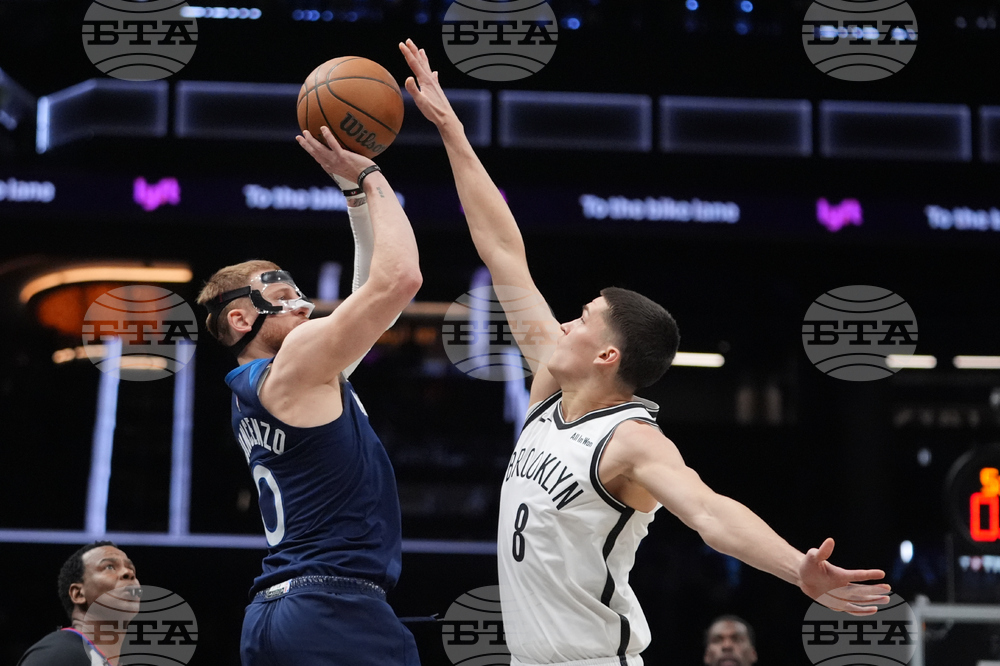 Timberwolves Nets Basketball