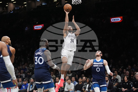 Timberwolves Nets Basketball