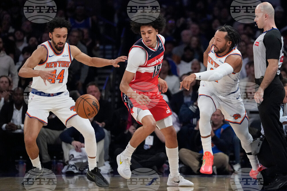 Wizards Knicks Basketball