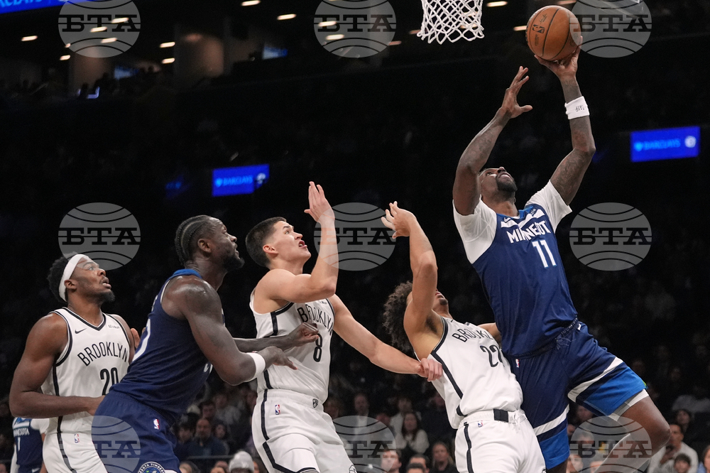 Timberwolves Nets Basketball