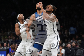 Timberwolves Nets Basketball