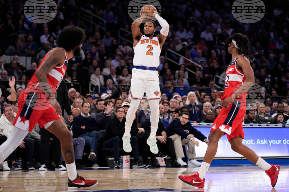 Wizards Knicks Basketball