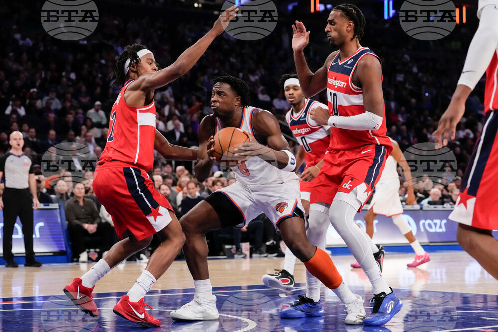 Wizards Knicks Basketball