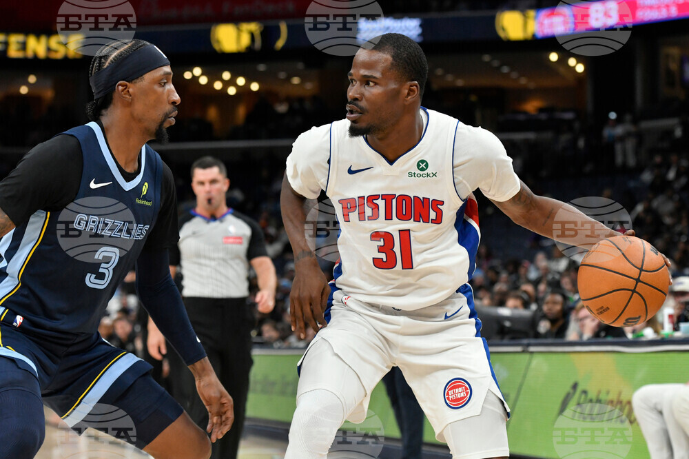 Pistons Grizzlies Basketball