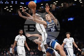 Timberwolves Nets Basketball