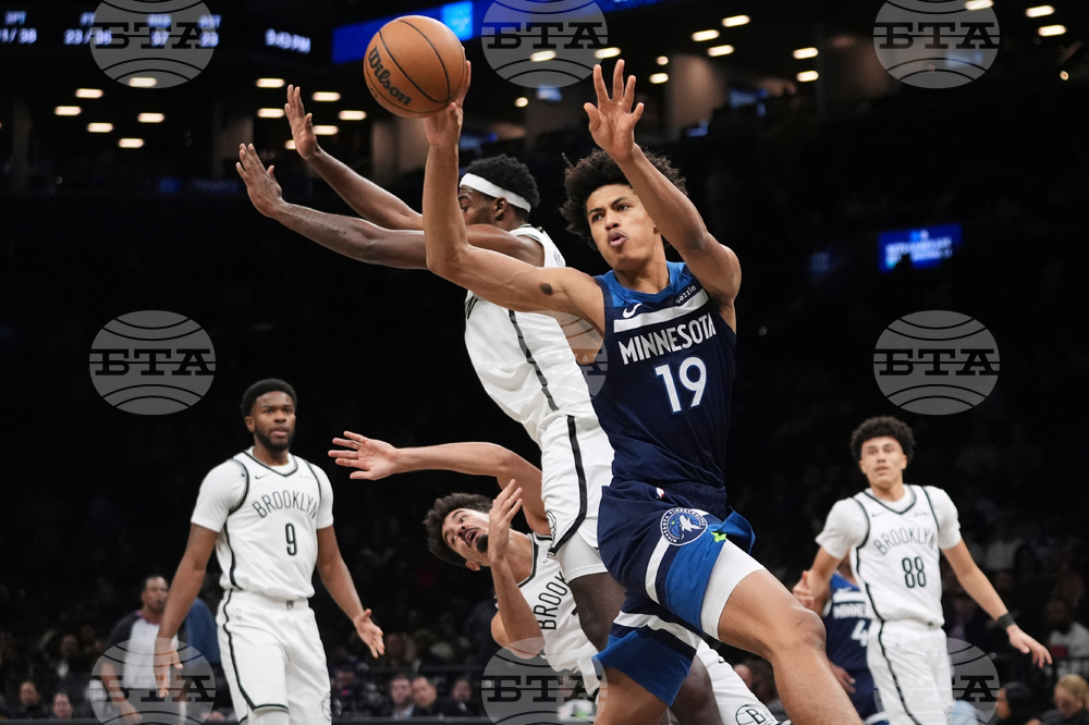 Timberwolves Nets Basketball