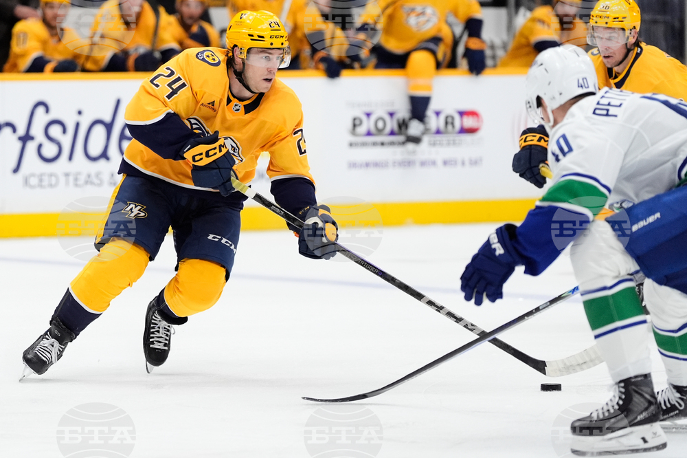 Canucks Predators Hockey