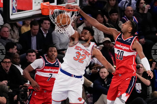 APTOPIX Wizards Knicks Basketball