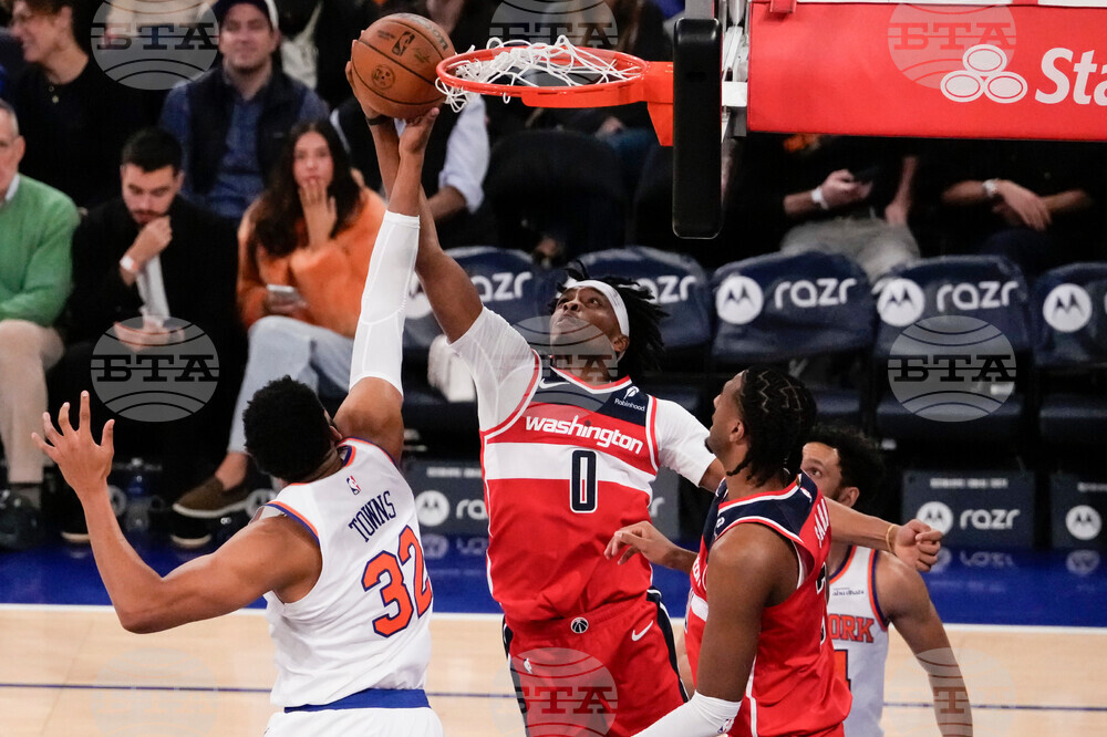 Wizards Knicks Basketball