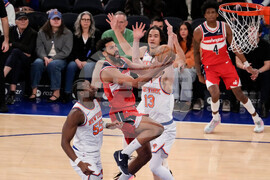 Wizards Knicks Basketball
