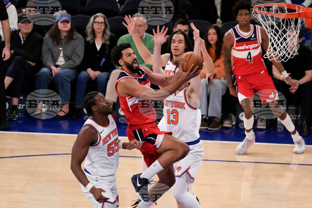 Wizards Knicks Basketball