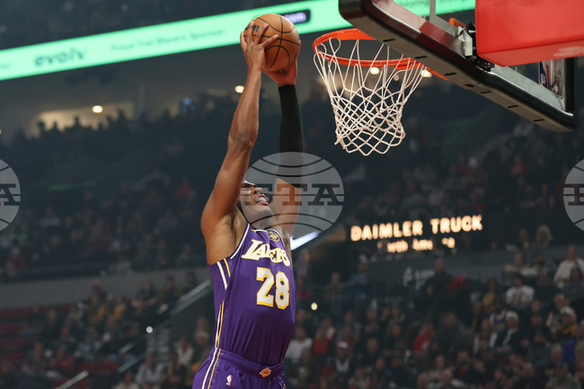 Lakers Trail Blazers Basketball