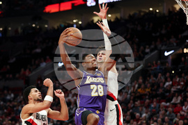 Lakers Trail Blazers Basketball