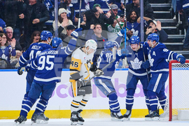Penguins Maple Leafs Hockey