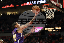 Lakers Trail Blazers Basketball