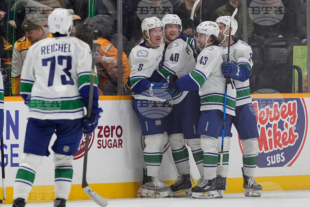 Canucks Predators Hockey