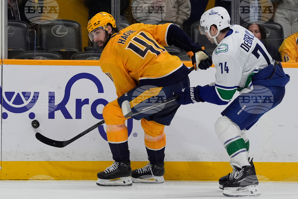 Canucks Predators Hockey